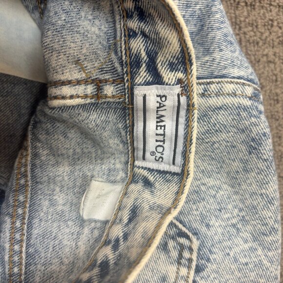 Vintage Palmettos Mom Jeans Womens  11 Acid Wash Cotton High Rise Tapered 25X28 - Picture 11 of 12